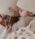 Load image into Gallery viewer, <main sauvage> Teddy knit toy - Mocha romper</main>
