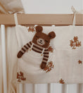 Load image into Gallery viewer, <main sauvage> Teddy knit toy - Ecru overalls</main>
