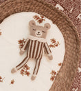 Load image into Gallery viewer, <main sauvage>Teddy knit toy - Nut striped jumpsuit</main>
