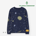 갤러리 뷰어로 이미지로드, <the animals observatory> DOG KID LONG SLEEVE T-SHIRT NAVY　
