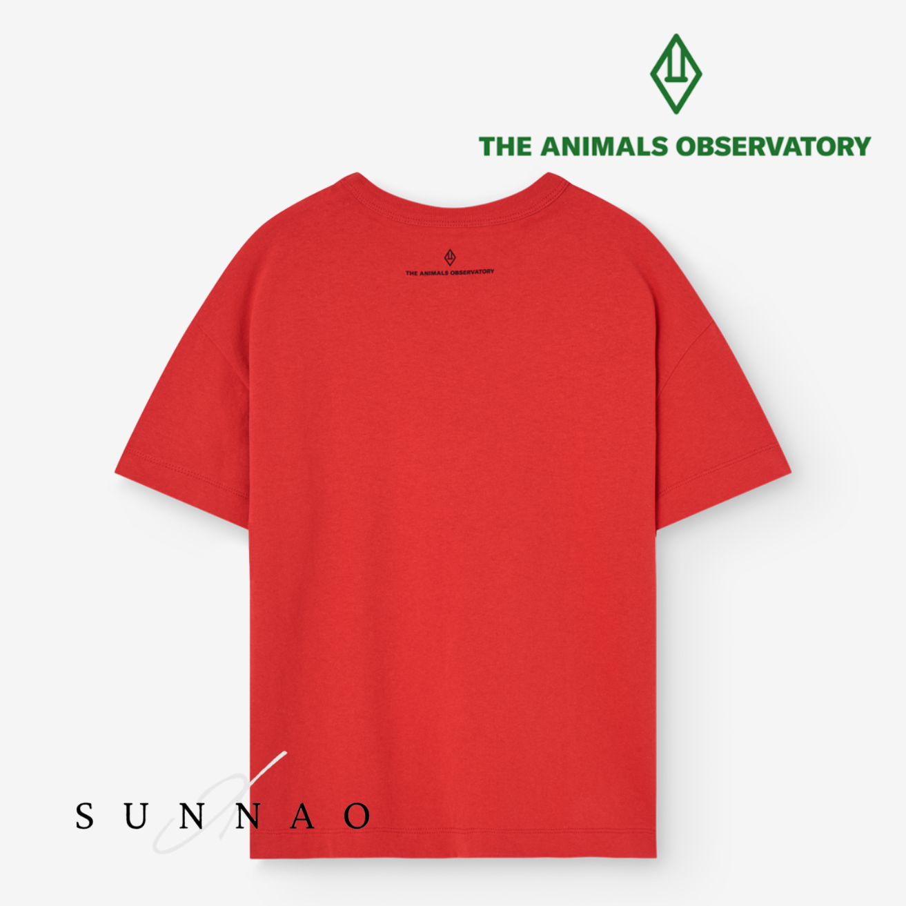 <the animals observatory> DUNKER KID T-SHIRT RED