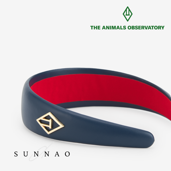 <the animals observatory> PIKA ACCESSORIES HEADBAND DEEP BLUE　