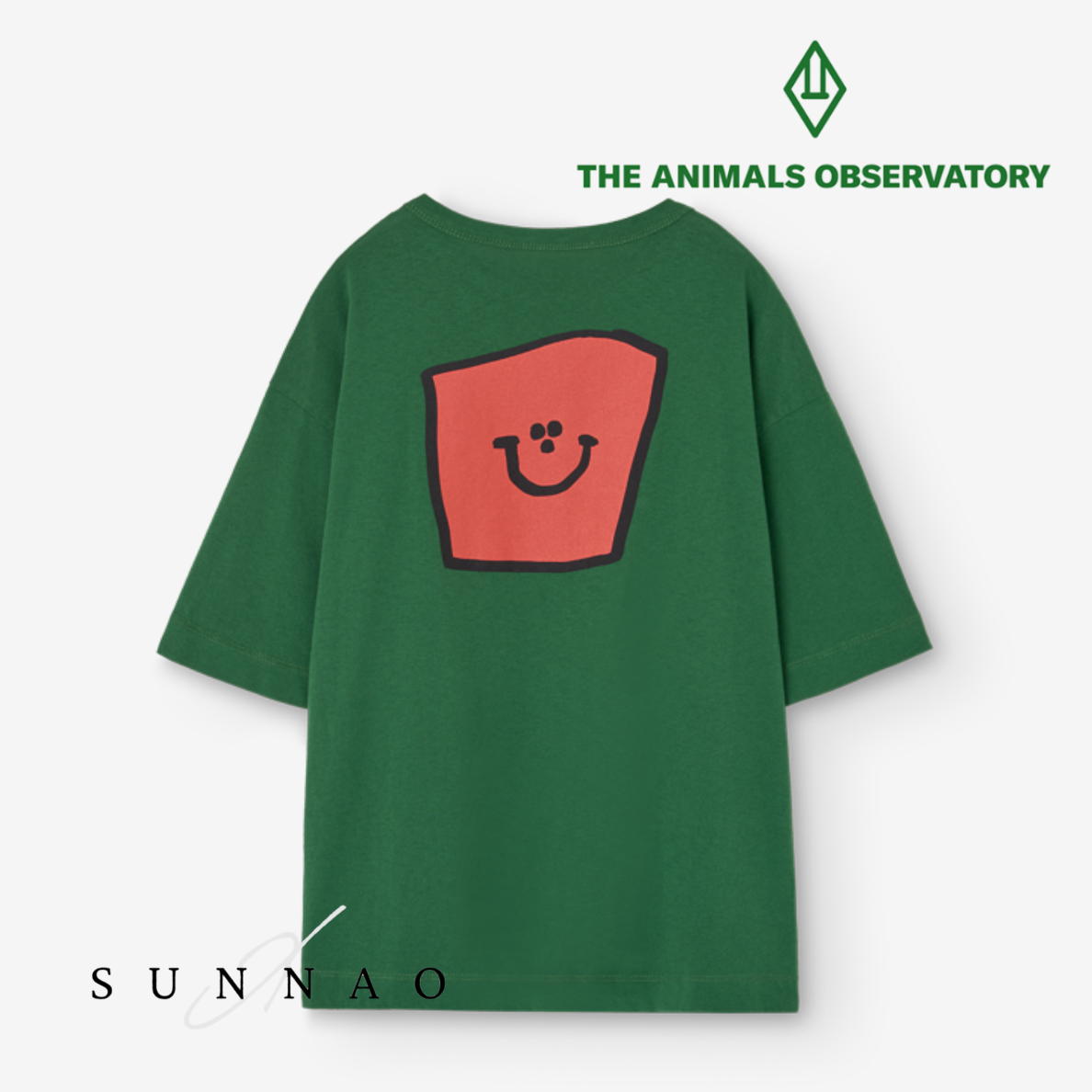 <the animals observatory> COLLIE KID T-SHIRT DARK GARDEN　