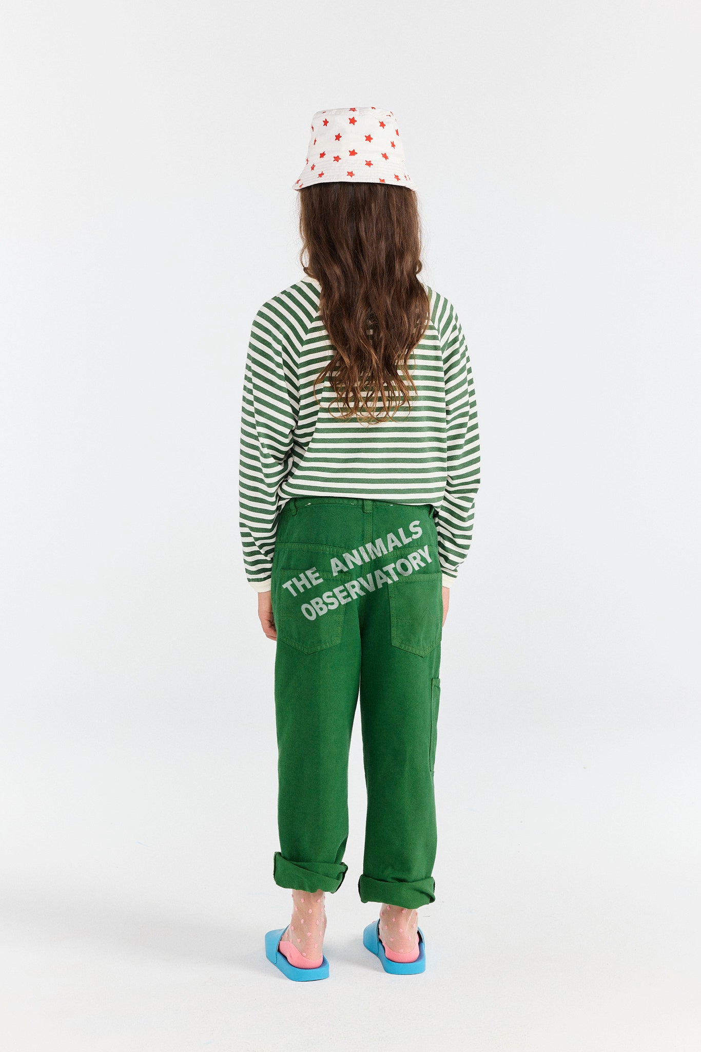 <the animals observatory> ANTEATER KID LONG SLEEVE T-SHIRT DARK GARDEN　