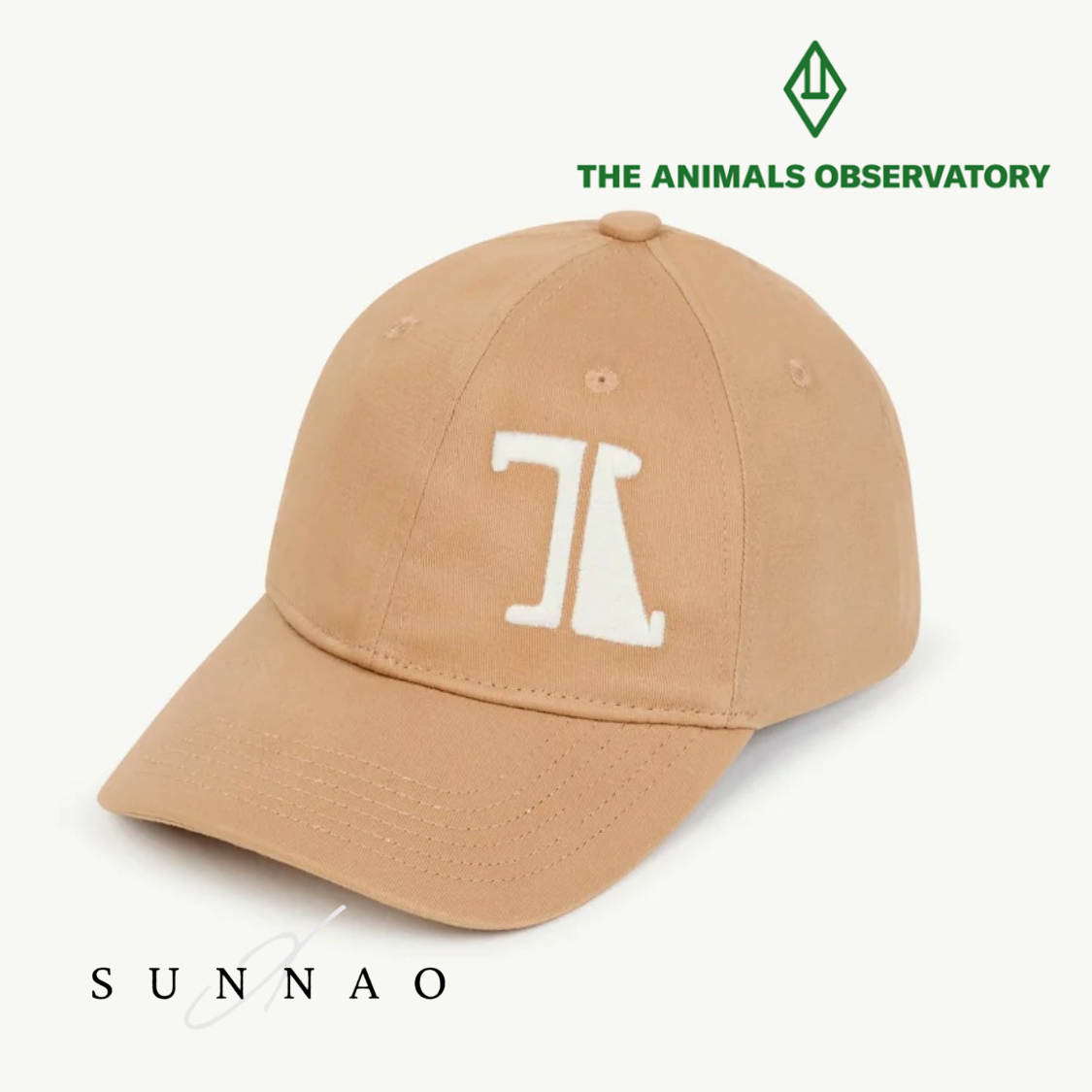 <the animals observatory> HAMSTER KID CAP - BEIGE