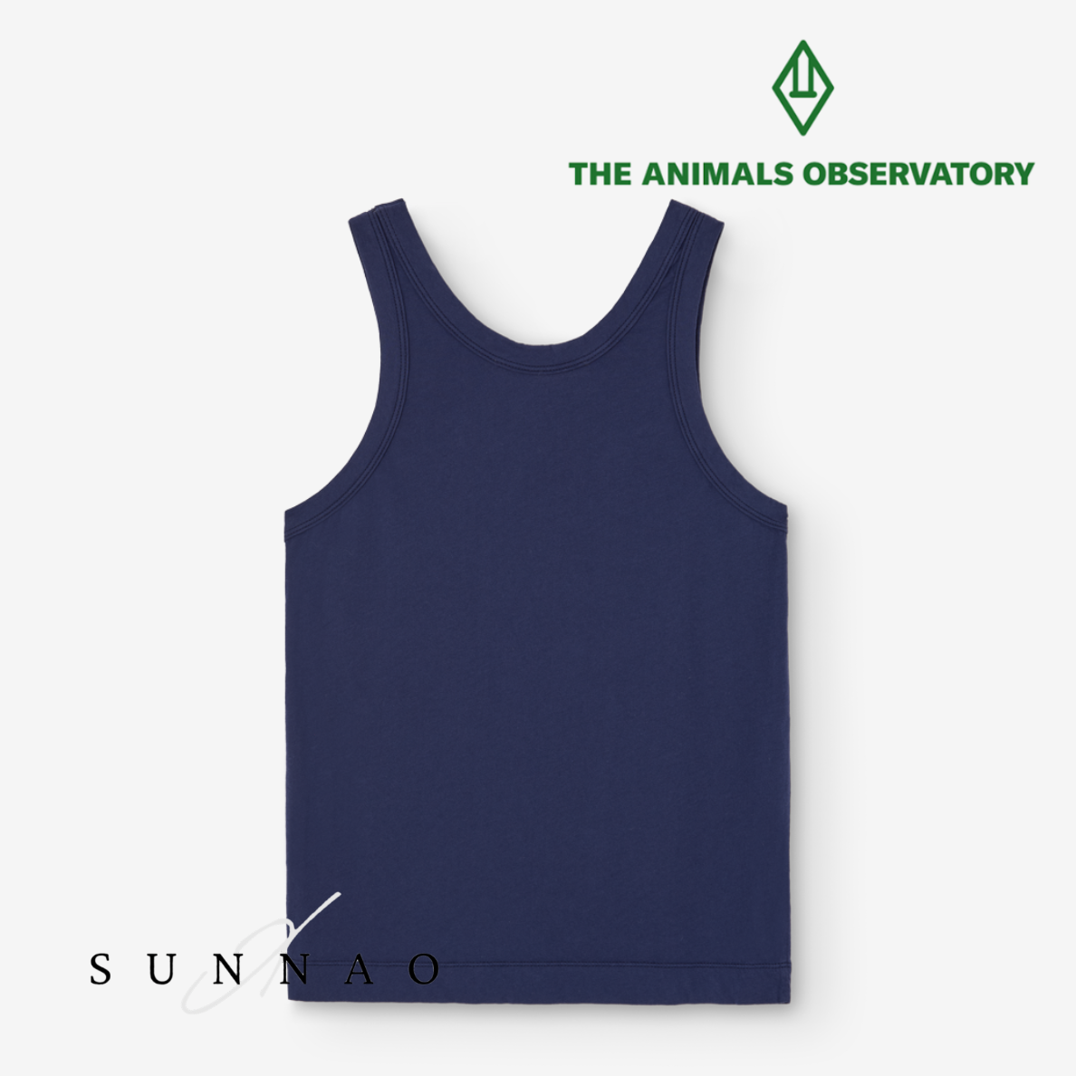 <the animals observatory> ROG KID TANK TOP DEEP BLUE