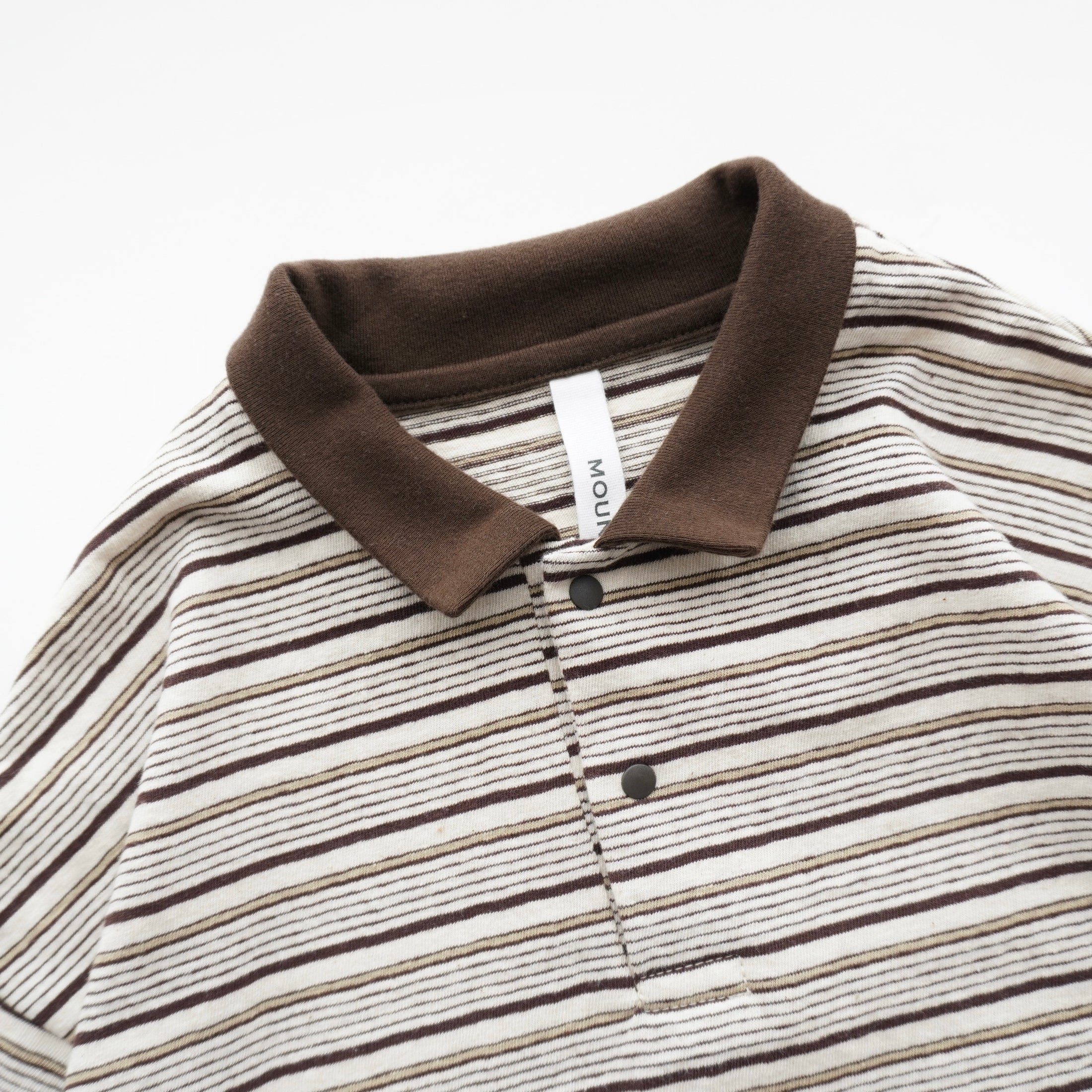 <Moun ten.> vintage border tee - sand