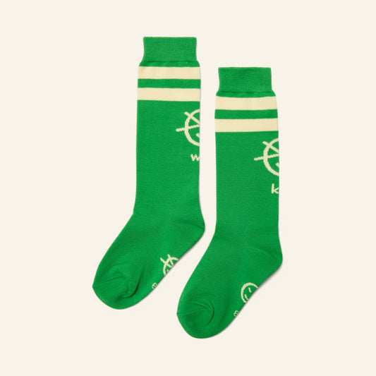 <Wynken>BELA WYNKEN SOCKS - GREEN（4-6Y）